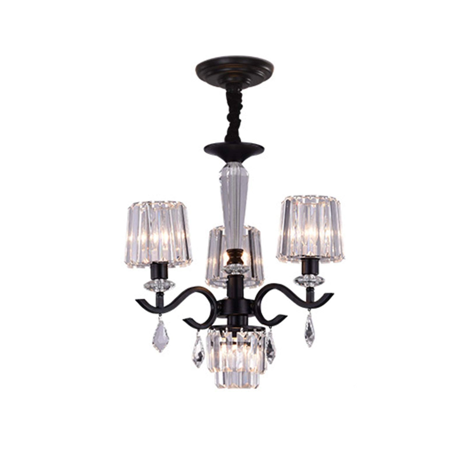 Modern Minimalist Luxury Chandelier - Black and gold 60*43cm