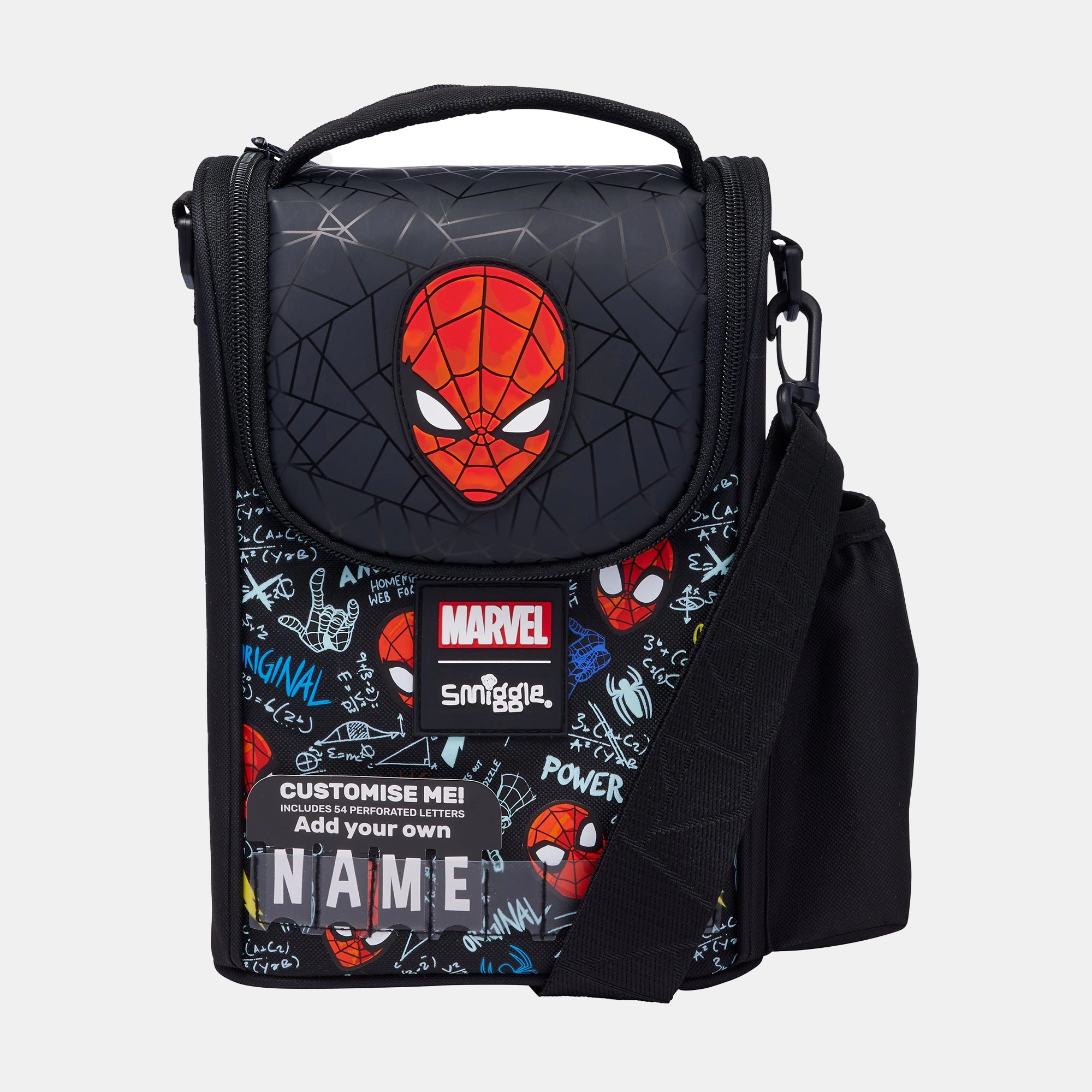 Smiggle Junior Id Lunchbox With Strap - Spider-Man