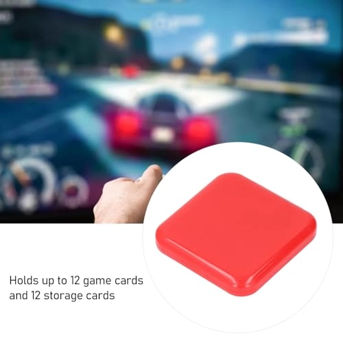 Game Card Storage Case - 12 Card Slots Impact-Resistant