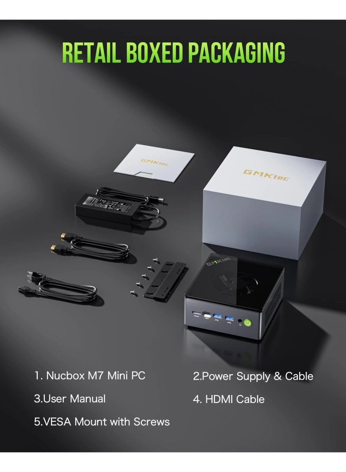 NucBox M7 - SSD 1TB 32GB AMD Ryzen 7 PRO 6850H