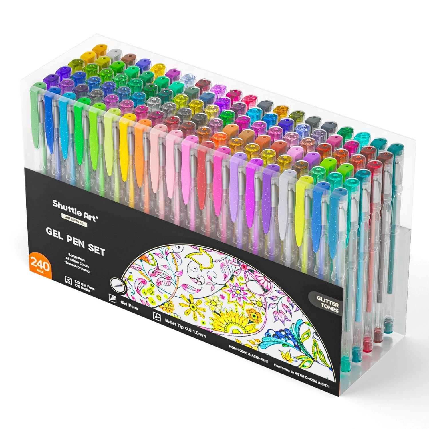 Gel Pen Set - 120.0 count 1_0_1_9mm