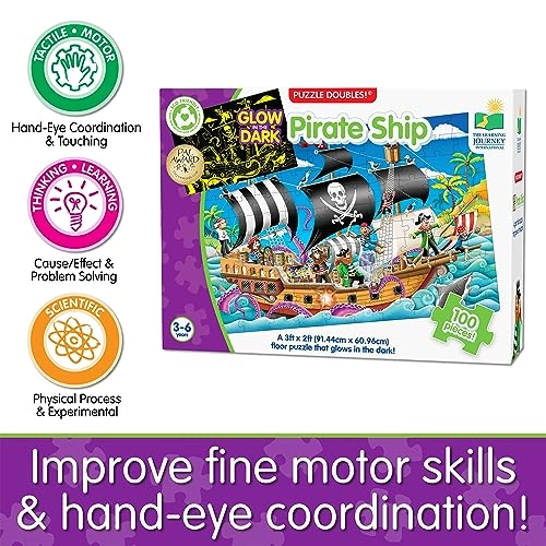 Pirate Ship Puzzle - 36 months - 8 years 100 pieces