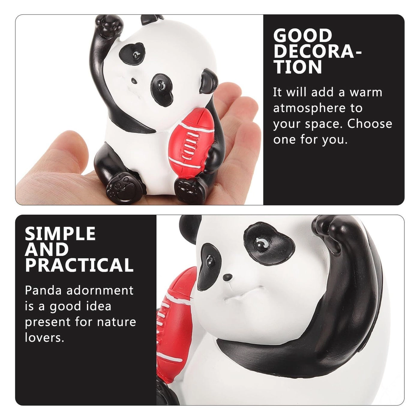 Panda Figurine - Synthetic resin