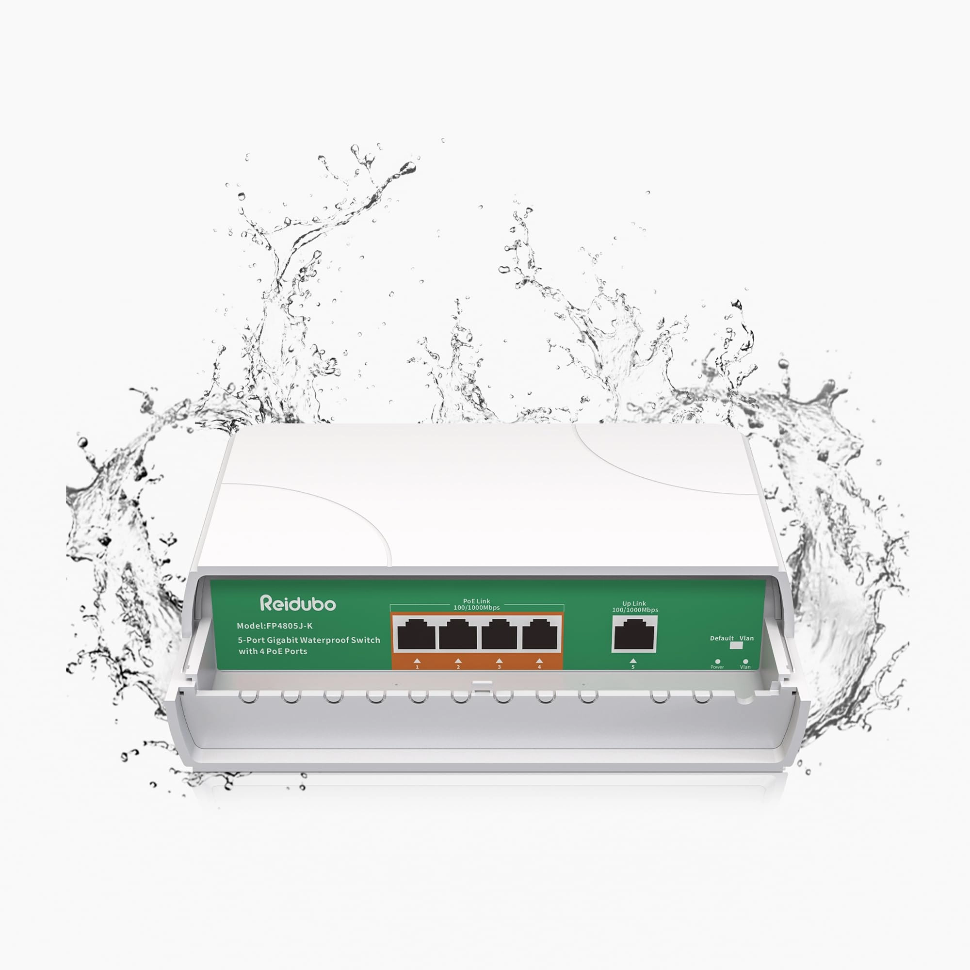 Reidubo 4 Ports Gigabit PoE 4-Ports