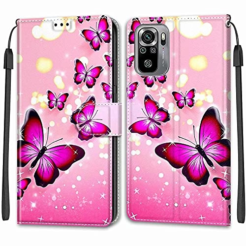 Nadoli Wallet Case Faux Leather Folio for Xiaomi Redmi Note 10 4G