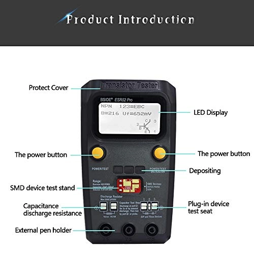 ESR02 Pro - Transistor Tester Multifunctional