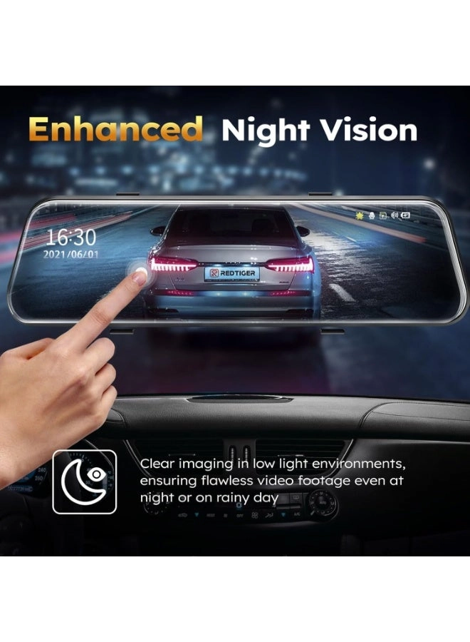 Mirror Dash Cam - 1080P FHD