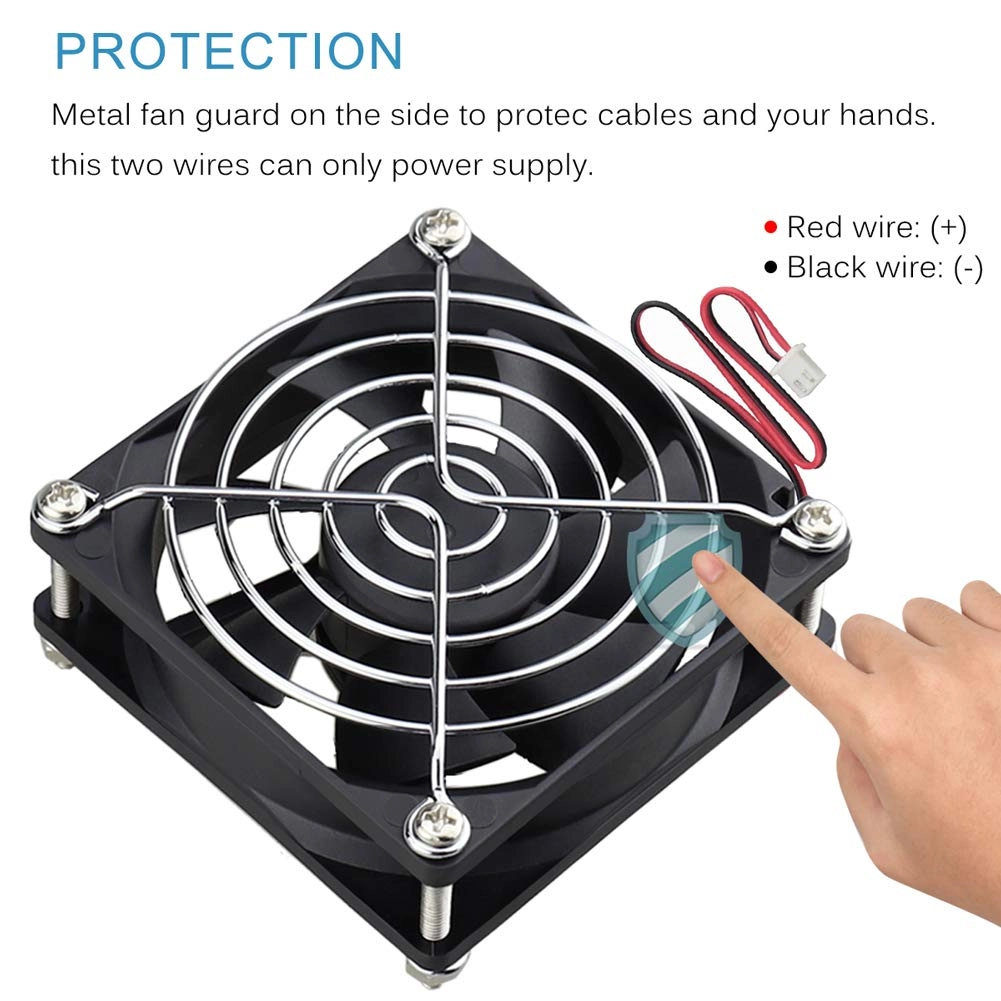 Brushless DC Cooling Fan - 1pcs 80x80x25mm