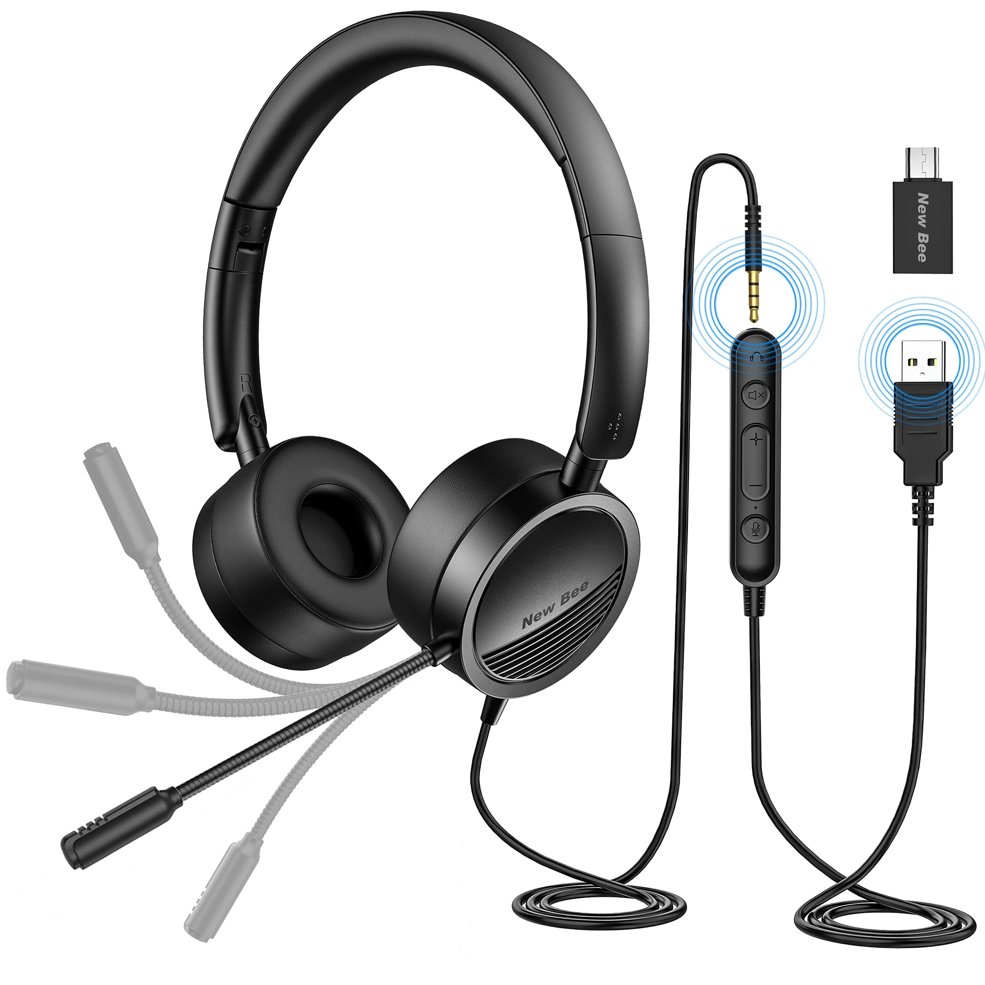 New Bee H362 Wired Headset