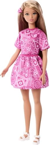 Barbie Fashionistas - Style Doll Pink Paisley Ages 3+