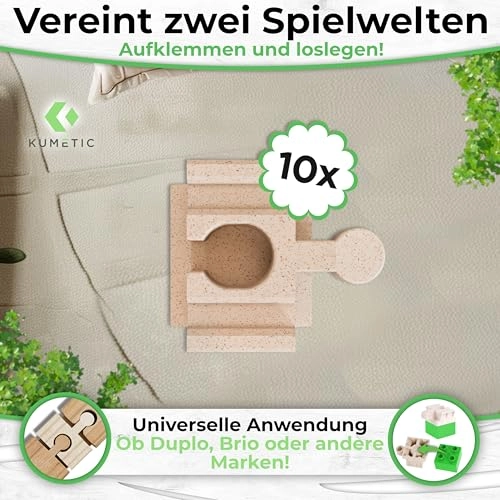 adapter stone - 50% wood, 50% plastic 10-piece