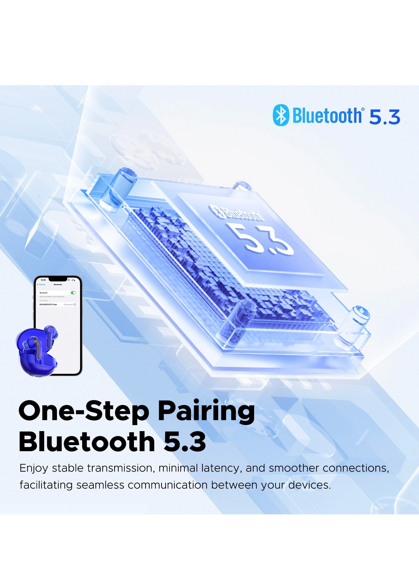 Clear Wireless Earbud