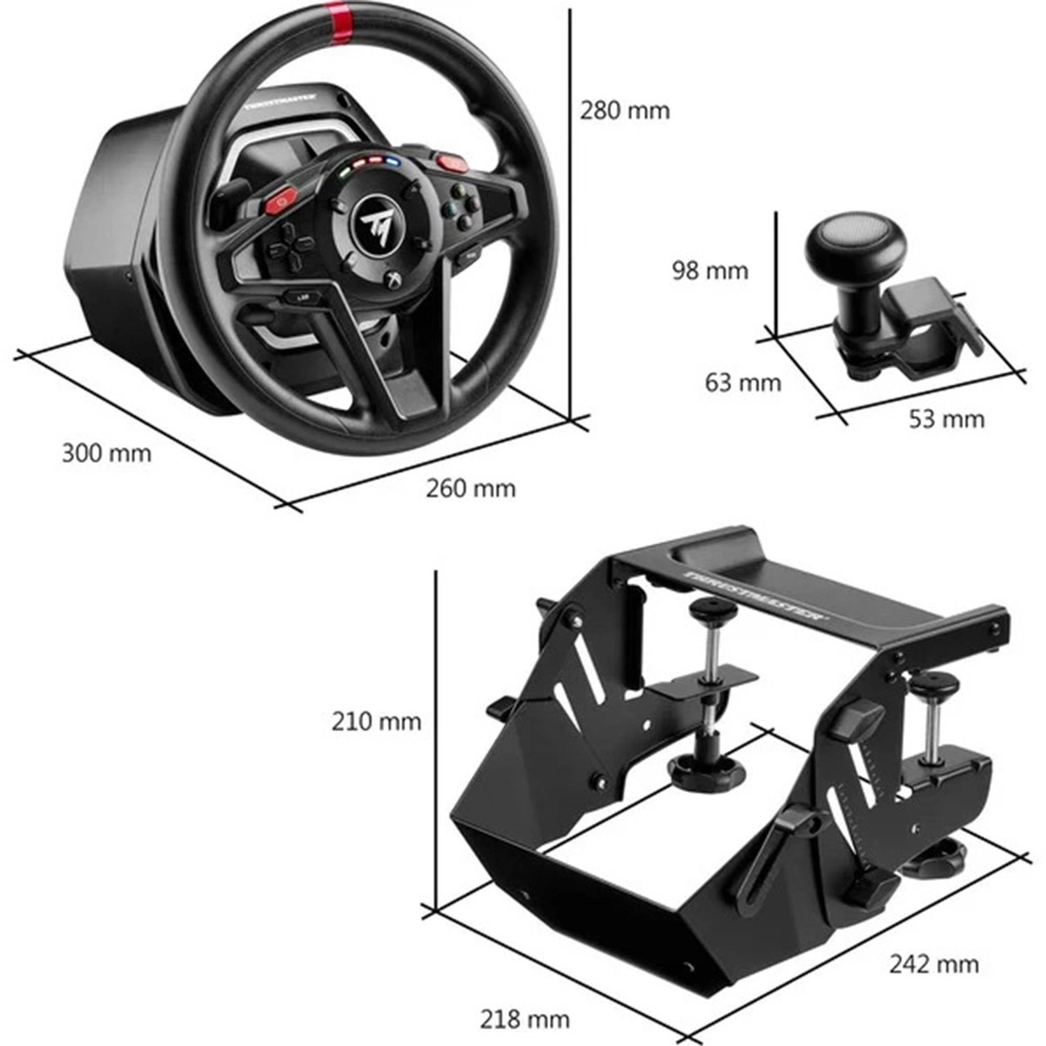 T128 SimTask Pack Racing Wheel & Pedals