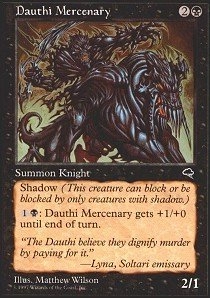 Wizards of the Coast Magic The Gathering Dauthi Mercenary - Tempest