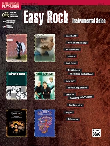 Easy Rock Instrumental Solos - Alto Saxophone