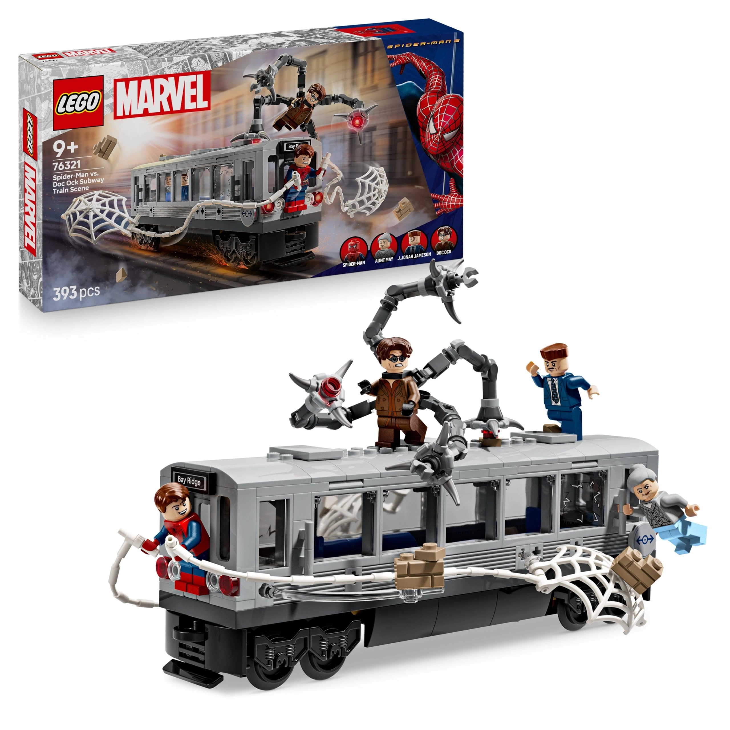 LEGO Marvel Spider-Man Vs. Doc Ock Subway Train Scene (76321)
