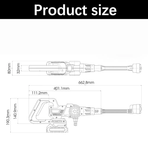 High-pressure washer - 2 Batteries 3 MPa