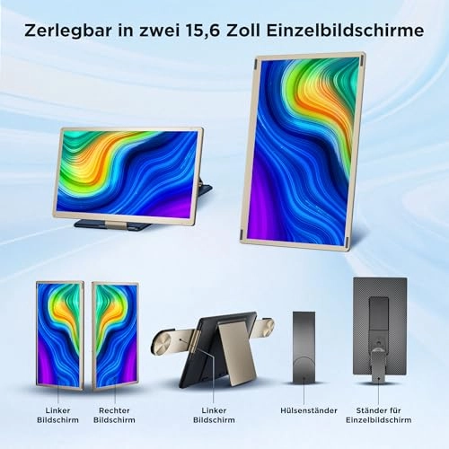 Laptop Screen Extender - 1920 x 1080 Pixels 15.6 Inches