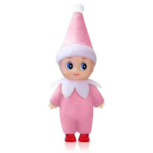 Christmas Elf Doll - Mini Pink