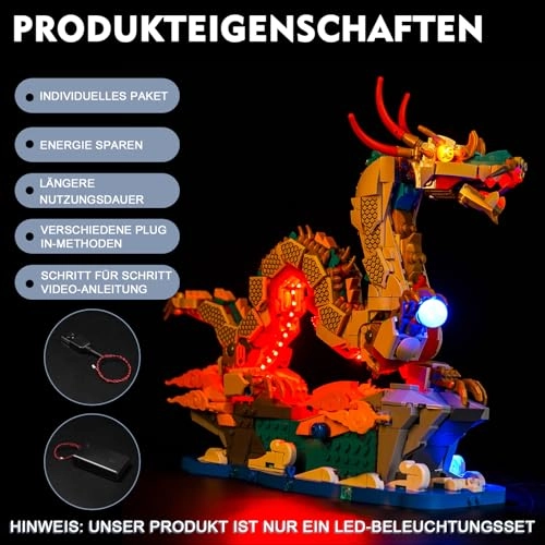 80112 Auspicious Dragon - LED Light Set USB