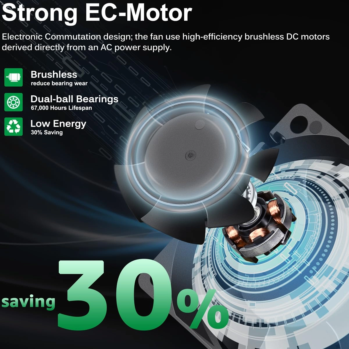 Brushless Cooling Fan - 60mm