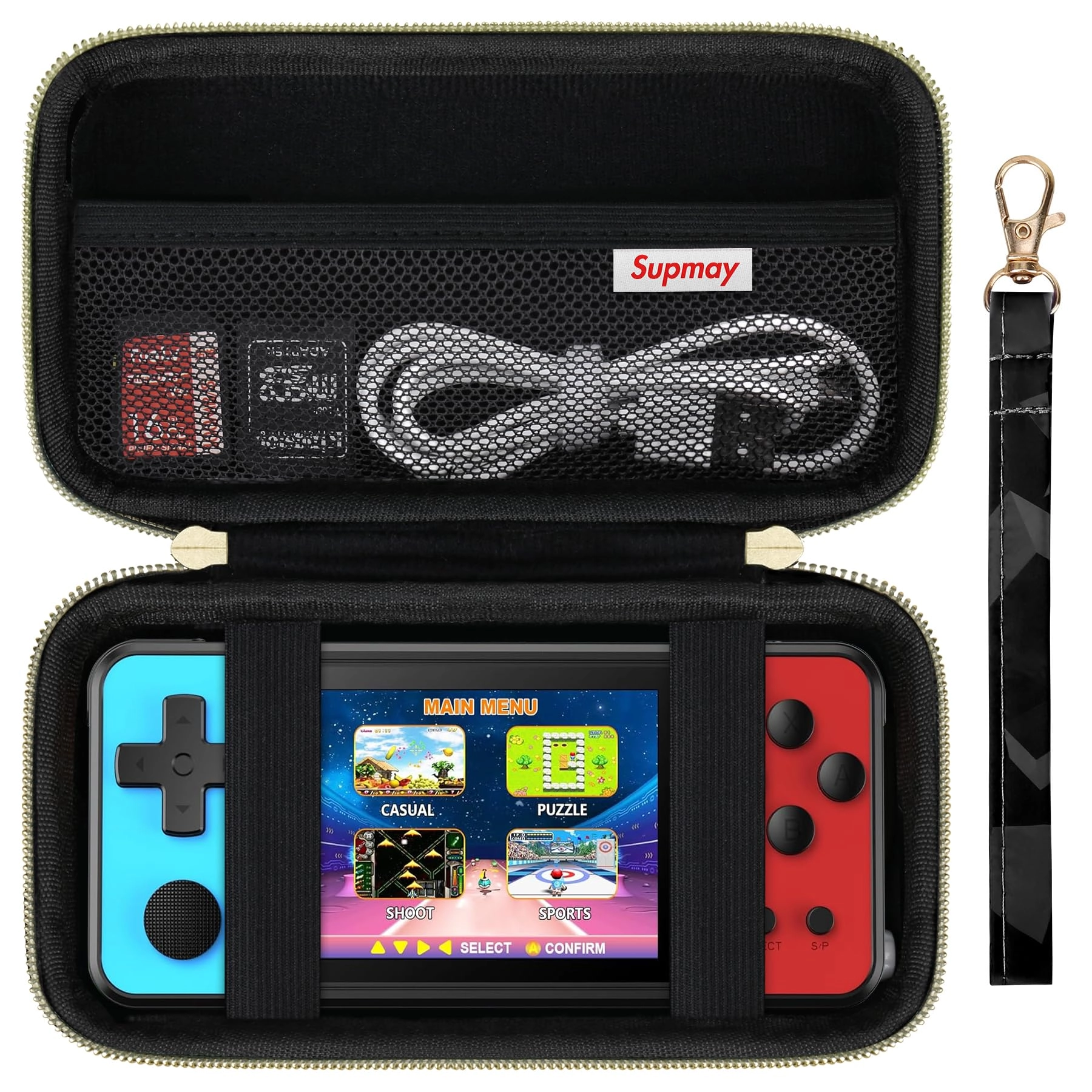 Carrying Case - Black for 32 Bit Handheld Games