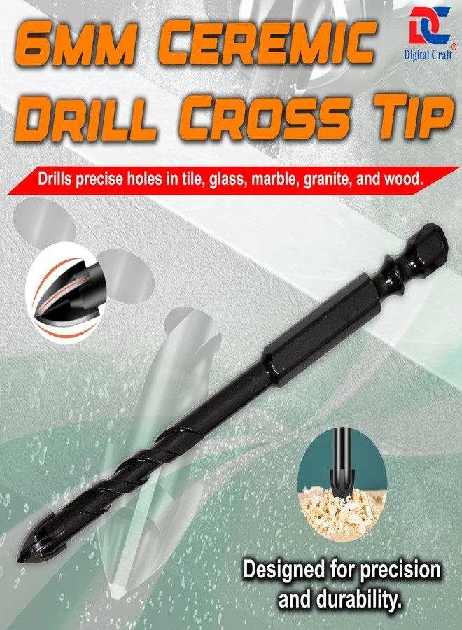 Ceramic Drill Bit - Ceramic 1Pc 6mm
