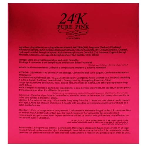 24K Pure Pink Eau de Parfum 100ml