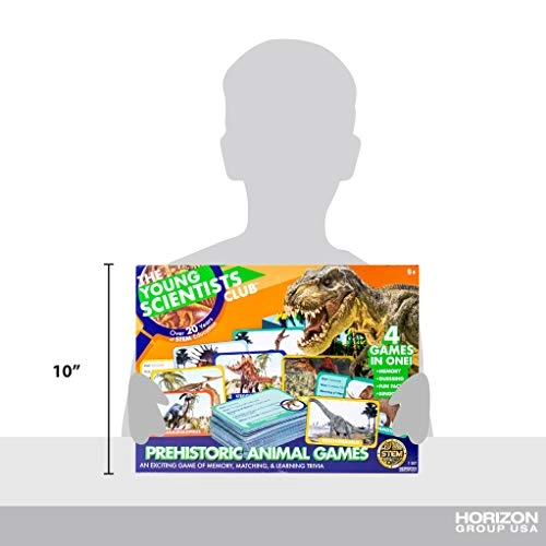 Prehistoric Animal Card Games Paleontology - 5 years+ 80 pieces