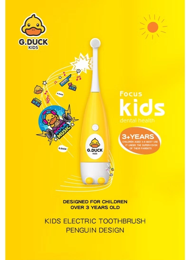Kids U-Shape Electric Tooth Brush - 2-in-1 30,000 VPM IPX7