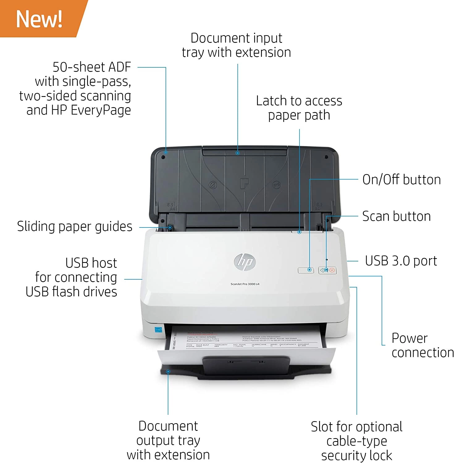 ScanJet Pro 3000 s4 - USB