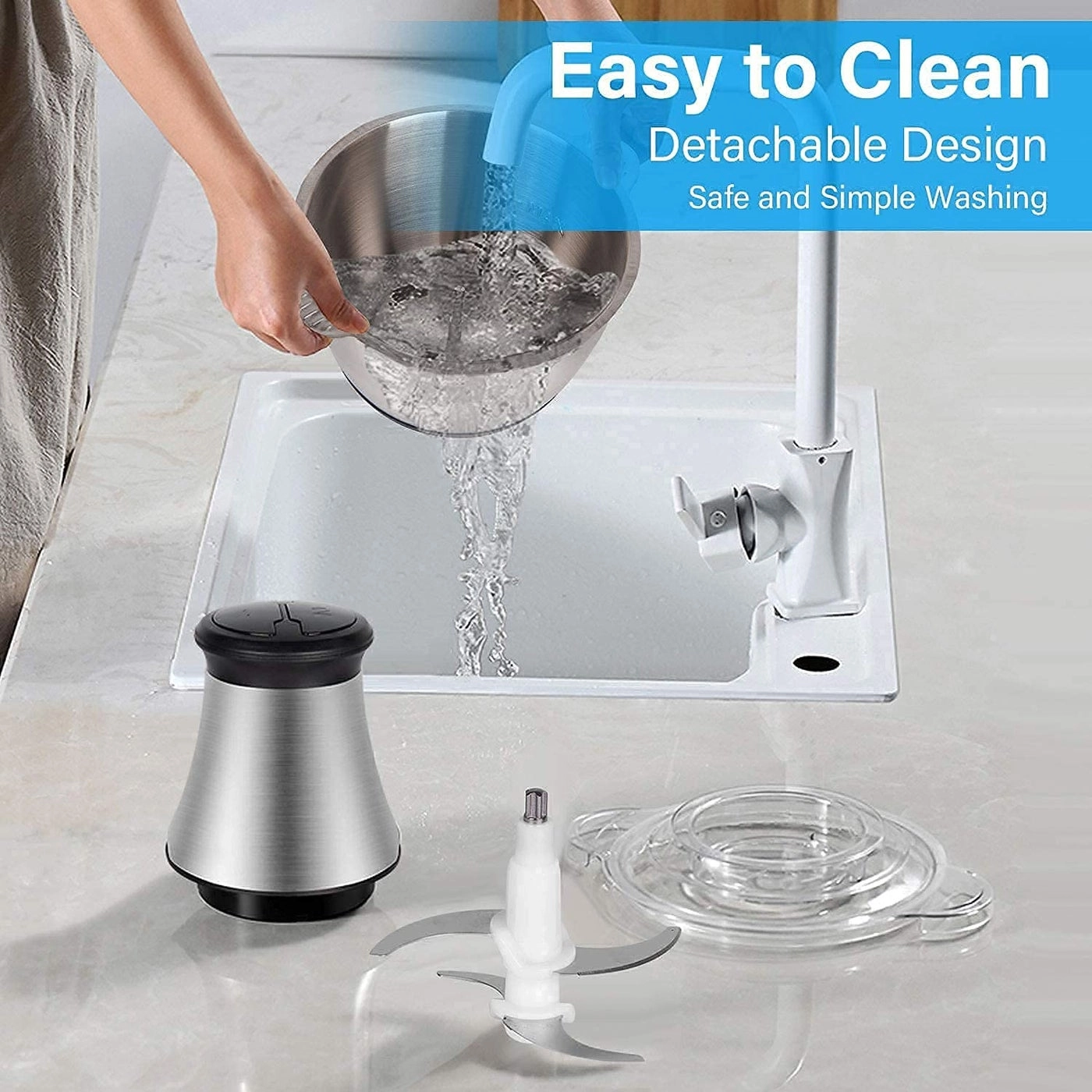 Stainless Steel Electric Meat Mixer Grinders - 2 liters 700W