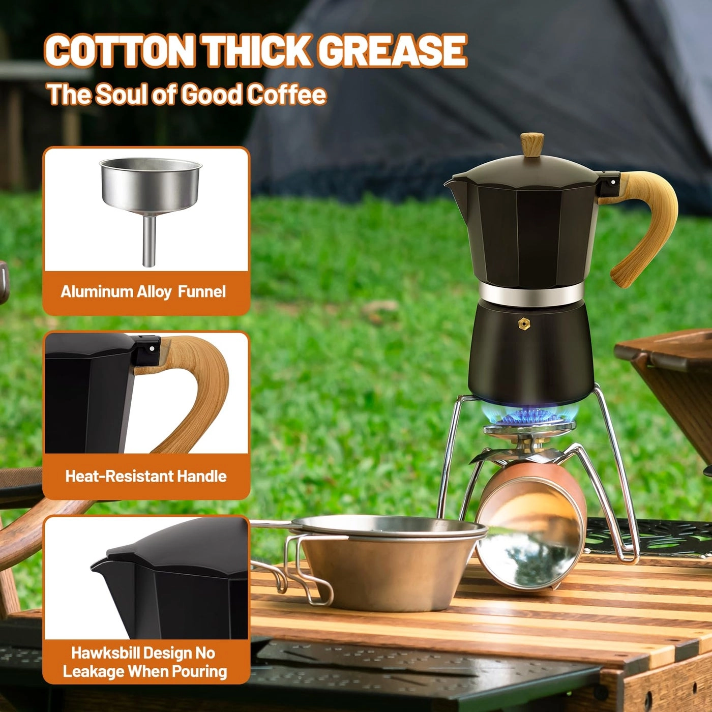 Moka Pot - Aluminum Stovetop