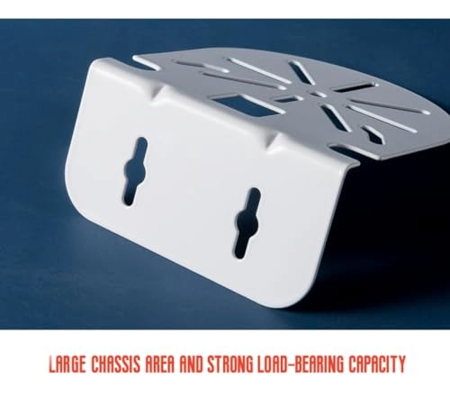 L Type Dome Wall Mounting Bracket - 116mm x 102mm x 52mm Solid Painted Metal