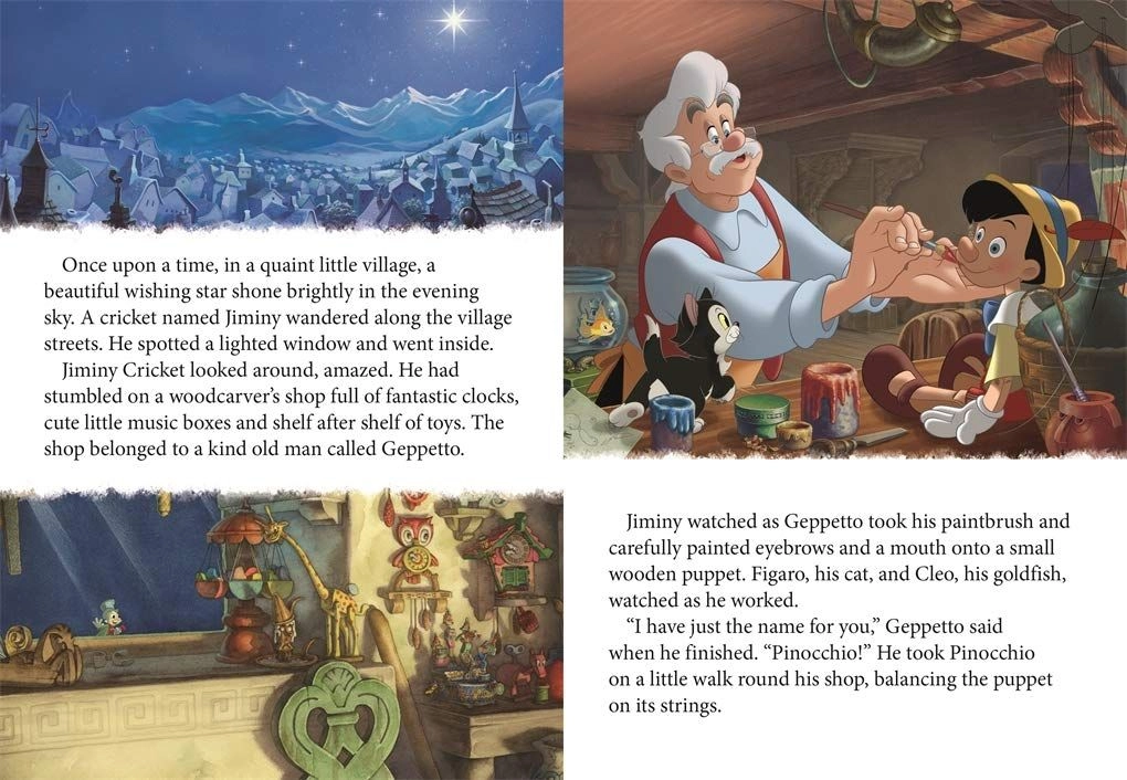 Disney Pinocchio Cloth Book - 4 years+