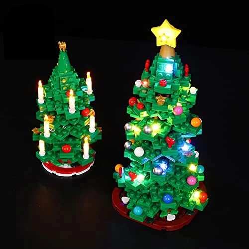 LED Light Kit - Compatible with Lego 40573 Christmas Tree Battery Powered