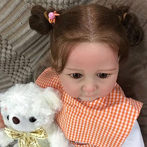 Reborn Baby Doll - 55cm 22" Vinyl Cotton Body