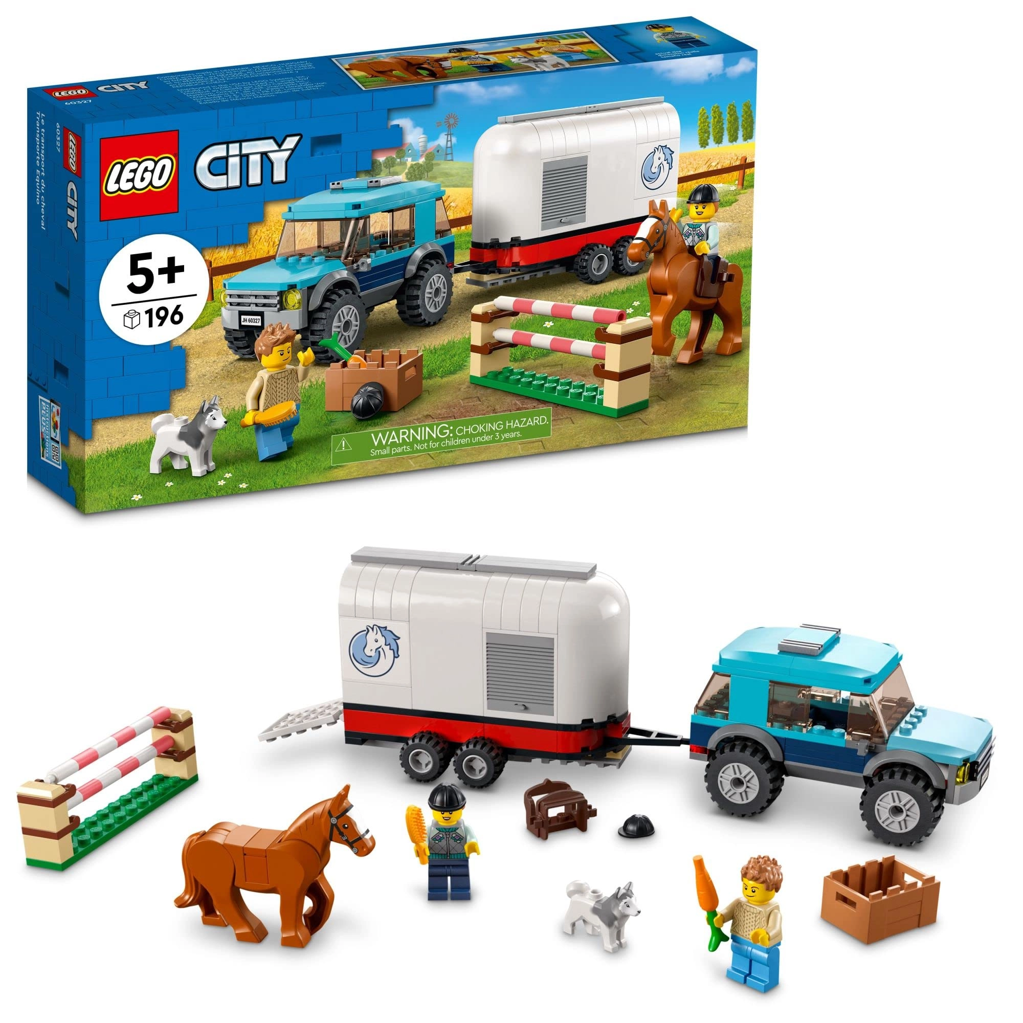 City Horse Transporter (60327) - with SUV and Horse Figure