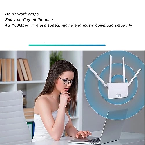 4G LTE Wireless Router - 300Mbps 802.11b g n