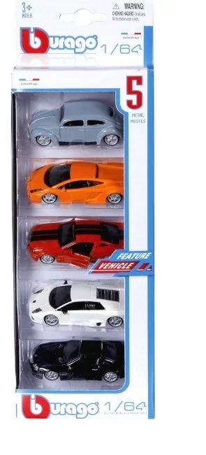 458 Speciale 1:64 + F40 Competizone + Challenge Stradle (Yellow) + 430 Scuderia + 599 Gto 5 Pack