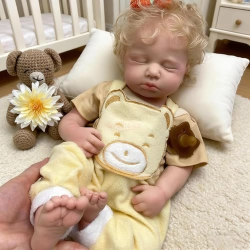 Loulou Reborn Baby Doll - 20 inch Full Body Vinyl Girl Ages 3+