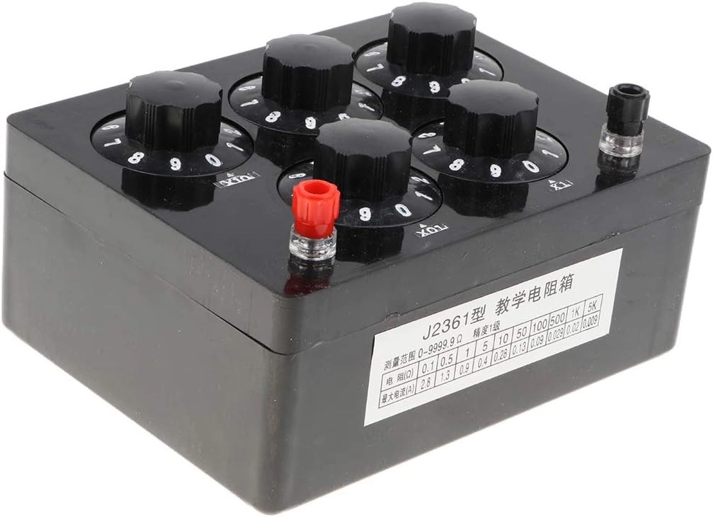 klarako Decade Resistance Box - 0 to 9999.9Ohms Adjustable Rotary