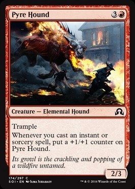 Wizards of the Coast Pyre Hound 174/297 - Shadows Over Innistrad