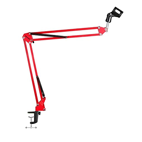 Mic Stand - Extendable Scissor Arm Table Mounting Clamp