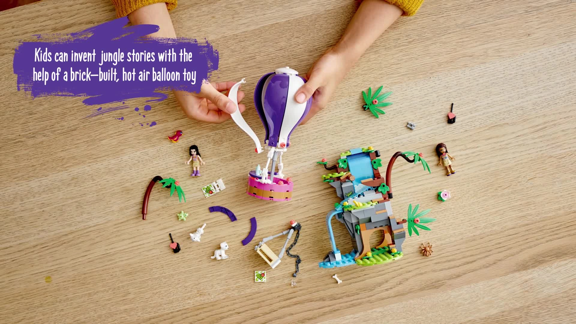 LEGO Friends Tiger Hot Air Balloon Jungle Rescue (41423)