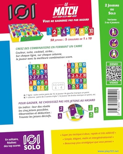 Game 101 - multicoloured (French)