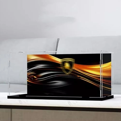 Acrylic Dustproof Display Case - 33x15x15 cm 42196 Orange Roadster