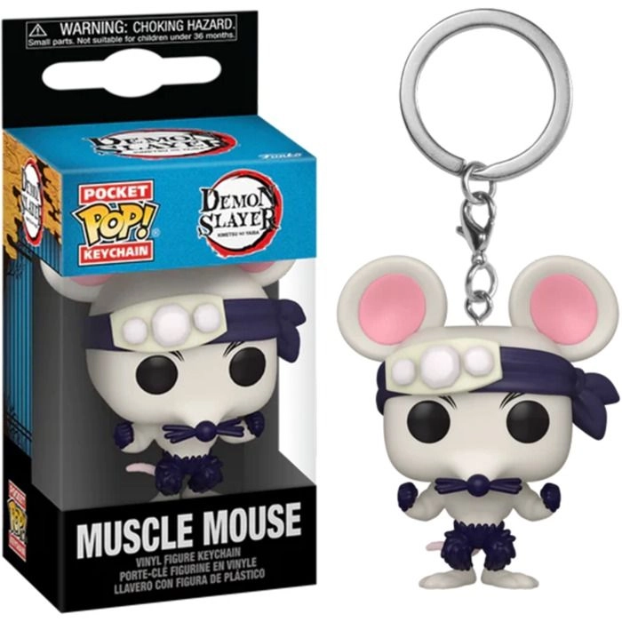 FUNKO Muscle Mouse - Demon Slayer - Pocket Pop! Keychain Vinyl