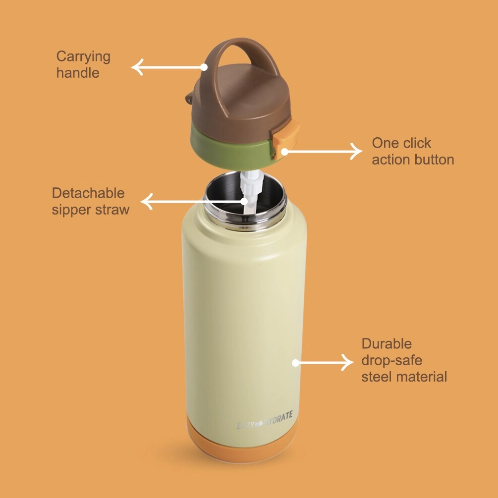 Vacuum Insulated Water Bottle - 950ml + Lunch Bag