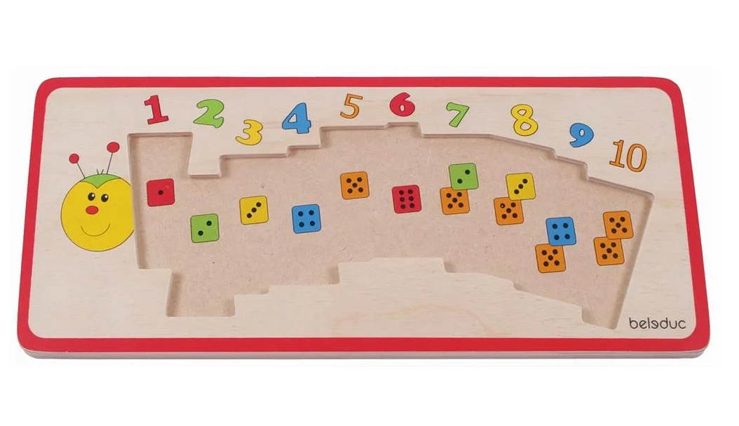 Matching Caterpillar Puzzle - 4+ 10 pieces